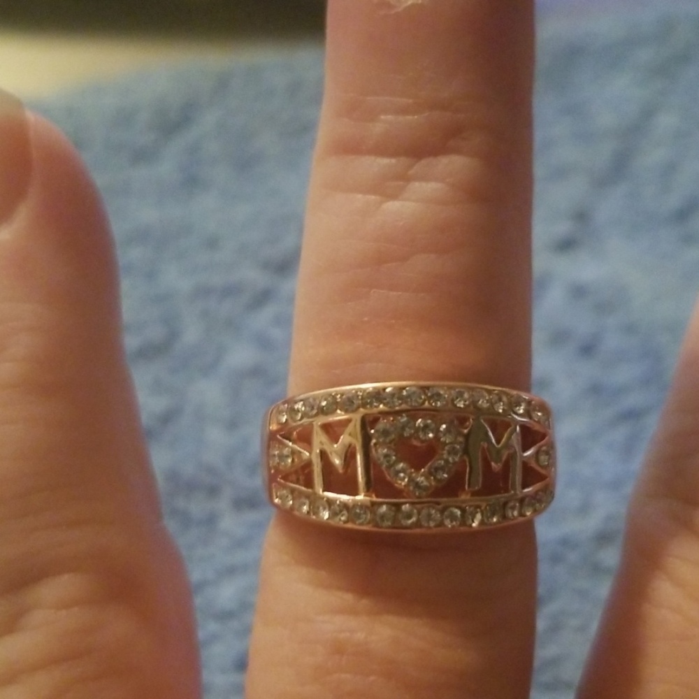 Rose Gold Mom Ring
